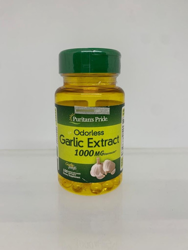 Vence Julio 2023 Garlic Extract  Oil 1000mg - 100 Uds