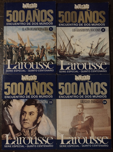 500 Años Historia De América - Larousse/anteojito - Completa (Usado)