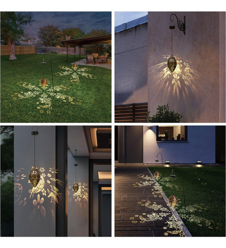 Luces Solares Colgantes Led Para Jardín, Impermeables