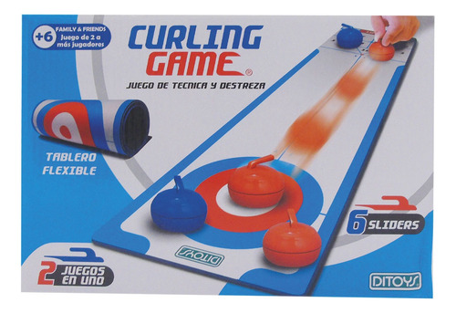 Curling Game Juego De Mesa Técnica Y Destreza 2577  Original