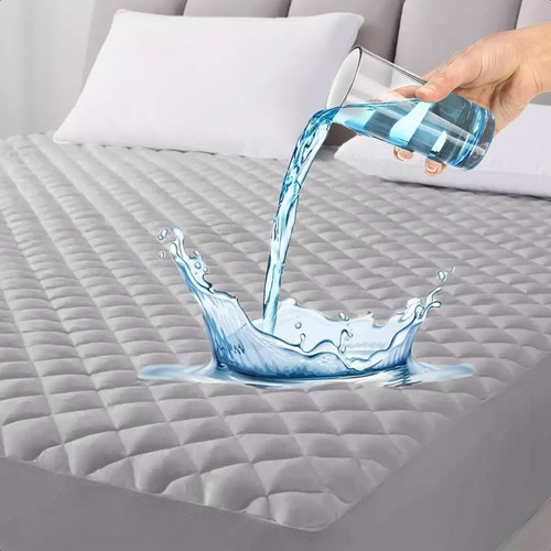 Cubrecolchón Impermeable 1.5 Plazas + Funda De Almohada