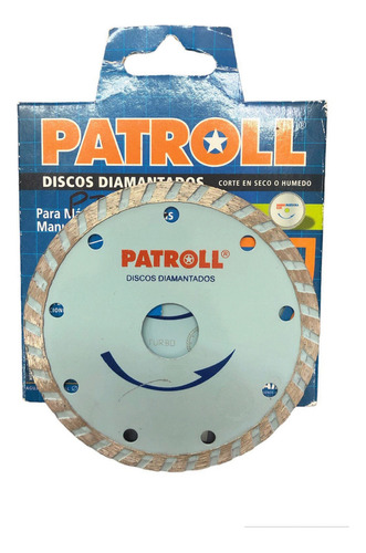 Disco Diamantado. Patroll Pt-4.5 Turbo 115mm