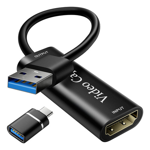 Tarjeta De Captura 4k Hdmi A Usb, Dispositivo De Tarjeta De