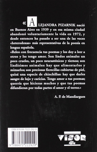 Libro Extraccion De La Piedra De Locura Por Alejan Pizarnik