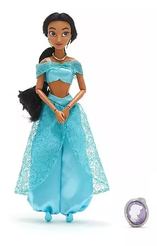 Disney 30cm Clásico Película Películas Muñecas Rapunzel Mulan Tangled Aladdin Jasmine 
