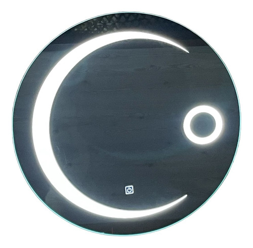 Espejo Circular Diámetro 58cm  Con Luz Led Blanca Para Baño