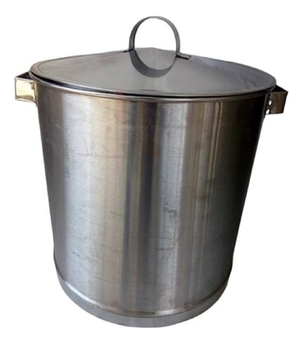 Olla Vaporera Acero Inox. 40 L. Calibre 24 Con Base