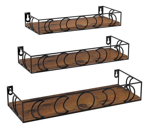 Estante De Fase Lunar Negra, 3 Tamaños Pequeños Estan...
