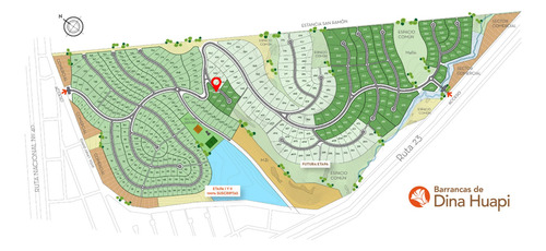 Venta Lote Barrancas De Dina Huapi C/vista Al Lago