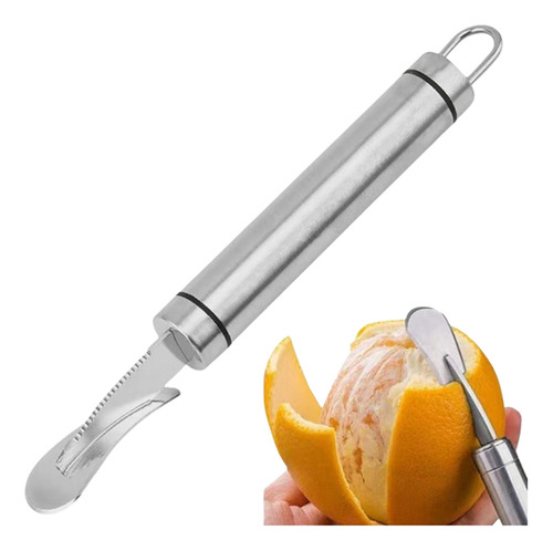 Pelador Manual De Fruta Inoxidable Naranja Lima X2 Unidades