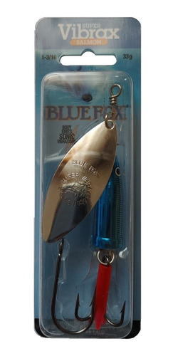 Señuelos Spinner Bluefox Super Vibrax Salmon Nº6 11cm  33g