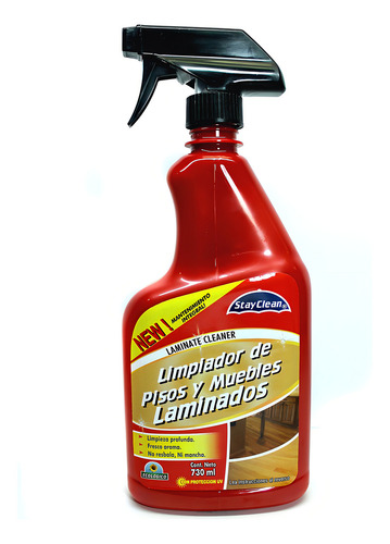Stay Clean Limpiador De Pisos Y Muebles Laminados 730 Ml
