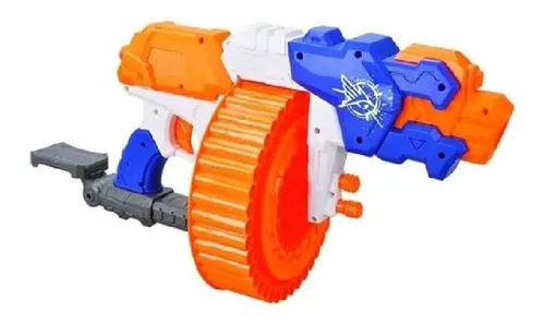 Lançador Metralhadora Automática Estilo Nerf Com 40 Dardos 