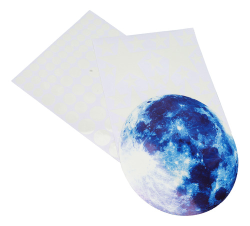 Adhesivos De Pared Luminosos Azules Que Brillan En La Oscuri