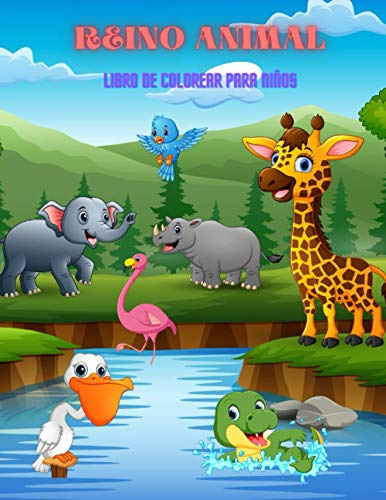 Reino Animal - Libro De Colorear Para Niños: Animales Marino