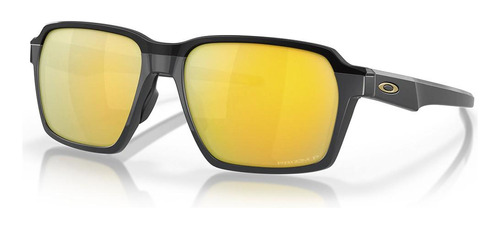 Óculos De Sol - Oakley - Parlay - Oo4143 13 58 Cor Preto Cor da armação Carbono Cor da haste Carbono Cor da lente Prizm Polarizado Desenho Retangular