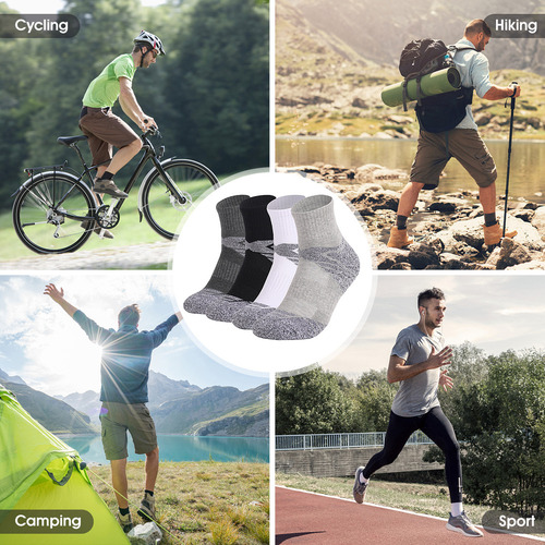 Pack De 3 Calcetines Deportivos De Algodón Para Hombre