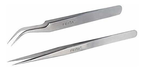 Pinzas De Depilar - Mejor Tweezer Extensión De Pestañas - Fe