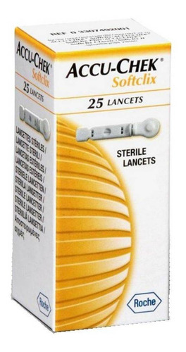 Lancetas Accu-chek Softclix Com 25 Unidades - Roche