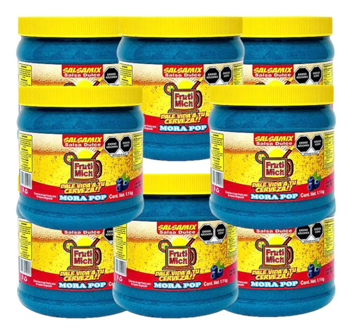 Salsa Mix Escarchar Michelada Azulitos Mora Azul 8.8kg