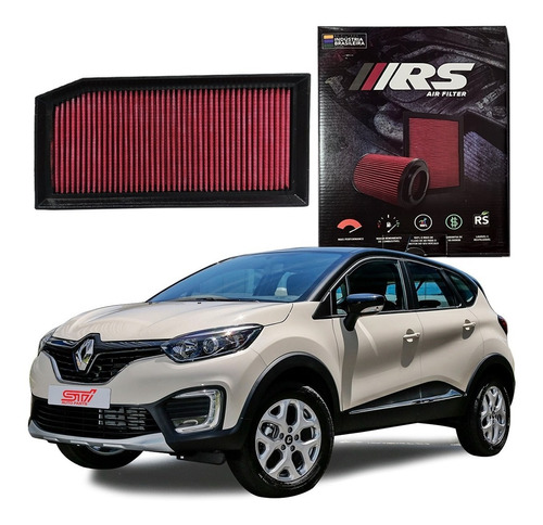 Filtro Ar Esportivo Inbox Rs Renault Captur Bose 1.6 2021