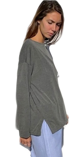 Remera Anna Jelue Pijama Invierno Dama Mujer Dormir Comoda