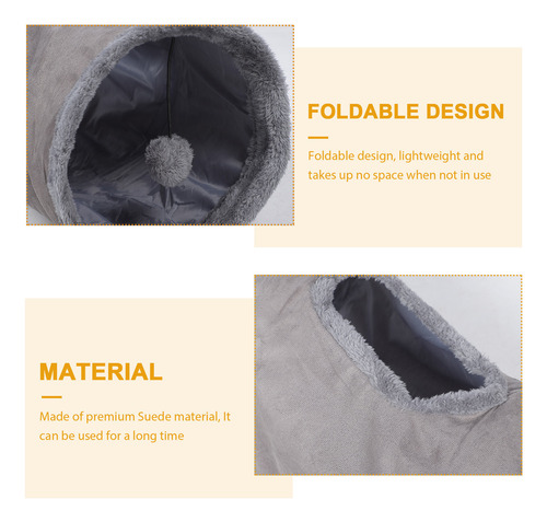 Túnel Para Gatos, Juguete Plegable, 1 Unidad, Divertido Tubo