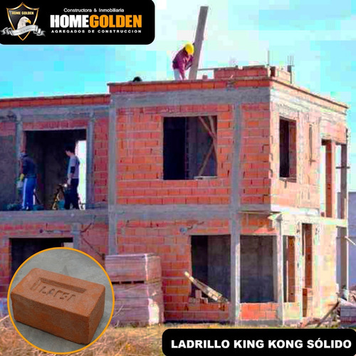 Imagen 1 de 1 de Ladrillo King Kong Para Muros Pandereta Techo