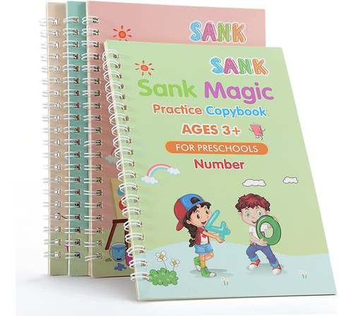 Magia Hundido - Kit De Cuaderno De Caligrafía Reutilizable 4