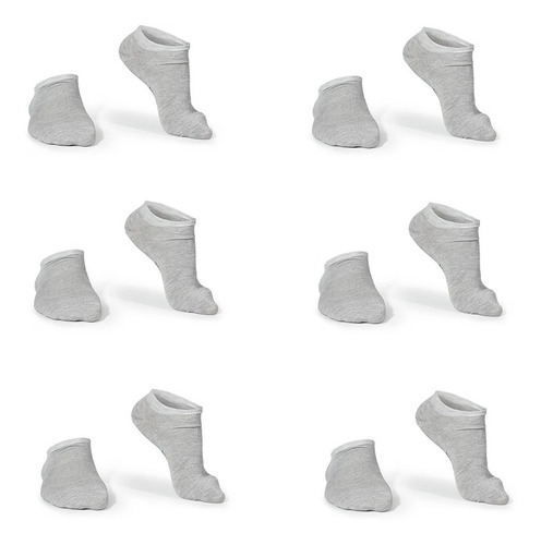 Imagen 3 de 10 de Medias Soquetes Algodón Hombre Briganti Pack X 6 Acc07230