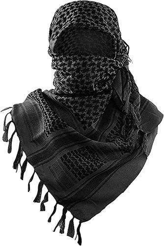  Shemagh Keffiyeh Pañuelo Táctico Algodón Varios Colores 