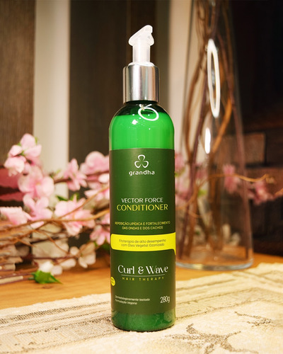 Kit Grandha Vector Force Shampoo + Condicionador + Leave-in