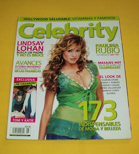 Paulina Rubio Revista Celebrity 2005 Fangoria Alaska Shakira