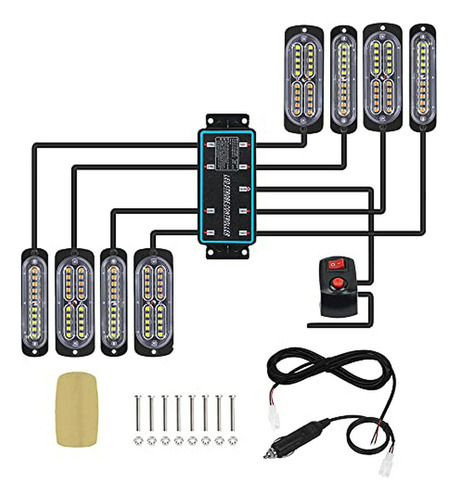 Luz Estroboscópica Led Totmox, Emergencia Coche/camión, Ám