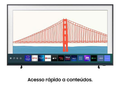 Imagem 9 de 11 de Smart Tv Samsung The Frame Qled 32 , Modo Arte, Design Slim