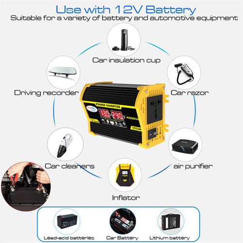 Inversor Inversor Con Pantalla Portátil Inversores Automátic