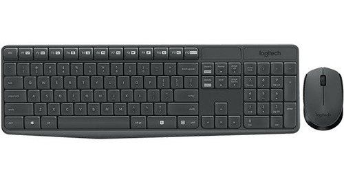 Imagen 9 de 10 de Combo Teclado Y Mouse Inalámbrico Logitech Mk235