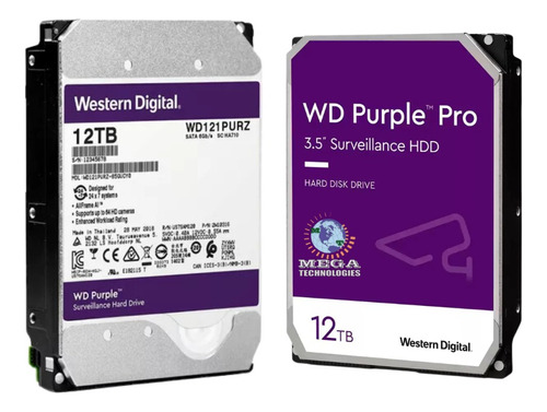 Disco Duro Wd Interno 12tb 7200rpm 3.5video Vigilancia Nuevo