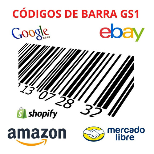 50 Códigos De Barras Ean Y Upc Universal Gs1 Garantizado