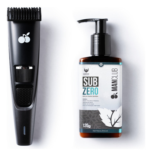 Kit Esculpe O Escultor + Sub Zero - Aparador De Pelos Facial Cor Preto 127/220V
