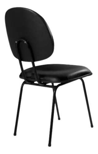 Kit C/ 4 Cadeira Executiva Fixa Escritório Ergonômica
