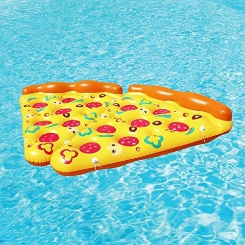 Inflable Joyin Rebanada De Pizza Gigante Para Piscina Color Amarillo