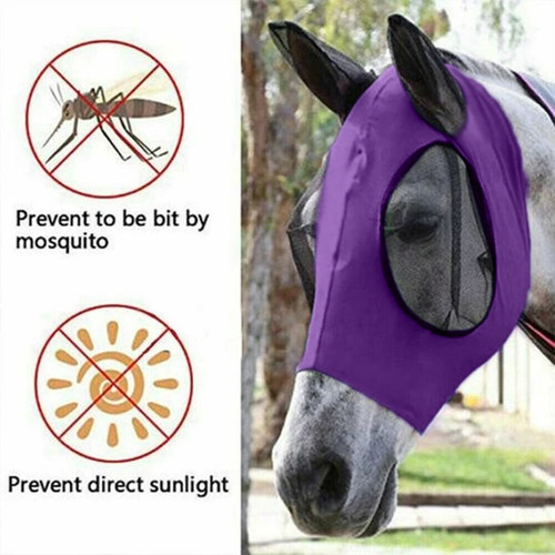 Máscara Equina De Malha Antimosca V Comfort 189v Fit Fly Mas
