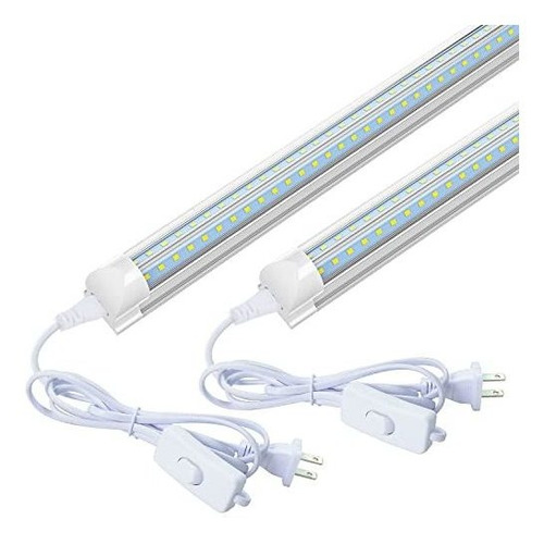 Lámpara Led De Taller De 2 Pies, 20 W, 2400 Lm, 3000 K, Luz