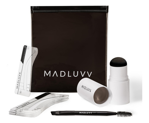 Kit De Plantillas Para Cejas Madluvv, Fácil De Usar, 9 Forma