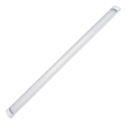 5 Lamparas Sobreponer Barra Led 40w 1.2m Super Brillante Hee Estructura Mica Transparente
