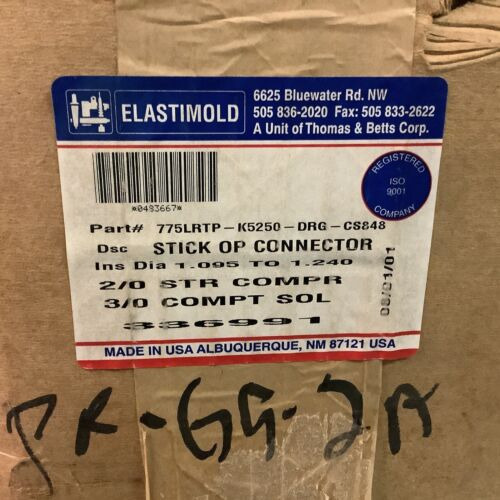 Elastimold/ T & B 775lrtp-k5250-drg-cs848 Stick Op Conne Bby