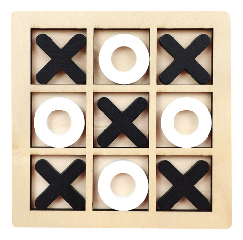 Juego De Mesa Tic Tac Toe Logic Para Niños, De Madera, Educa