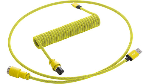 Cable De Teclado En Espiral Cablemod Pro (amarillo Dominador