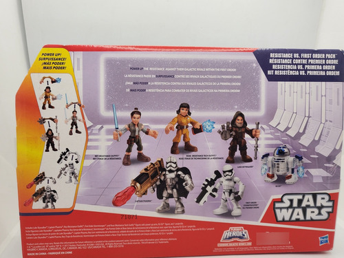 Figuras Star Wars Galactic Heroes Resistencia Vs Primer Rden